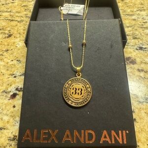 Alex and Ani Gold Generosity Necklace